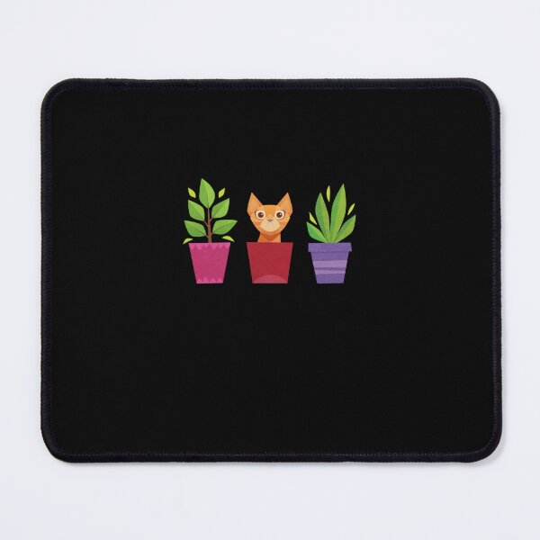 Item preview, Cat Between Two Houseplants designed and sold by silviavarelaa.
