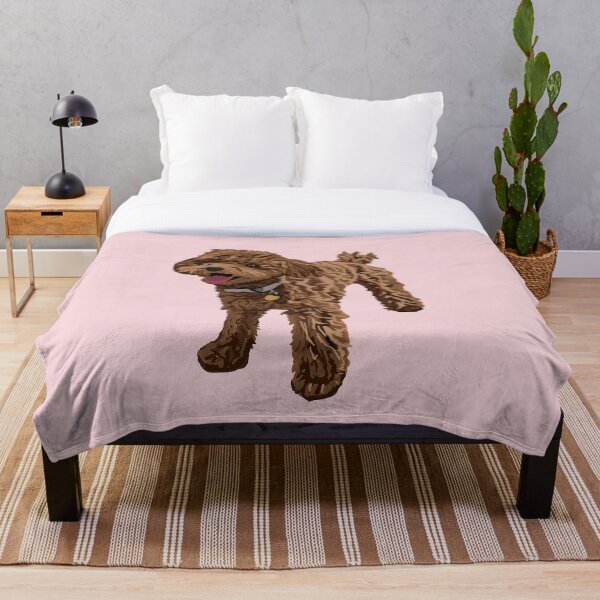 Item preview, Mika, el caniche de la taza de té en rosa claro. designed and sold by Quick Brown Fox Canada.