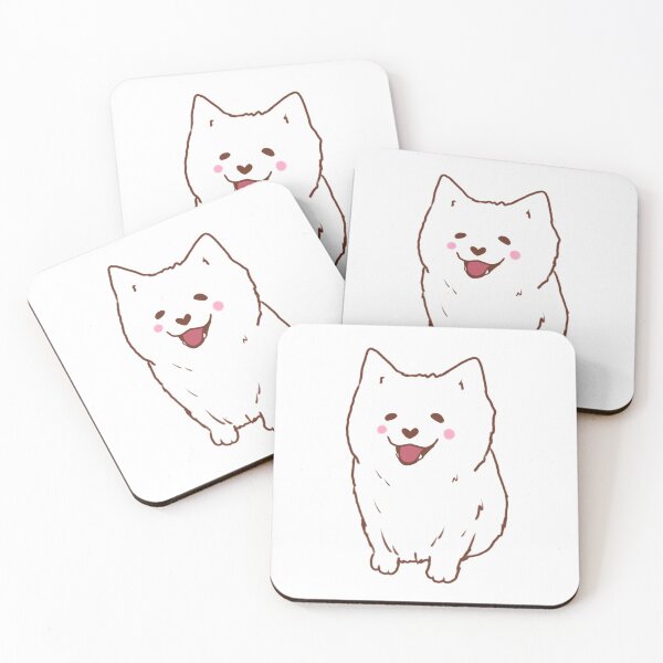 Item preview, Cute samoyed dog smiling  designed and sold by Mayarart.