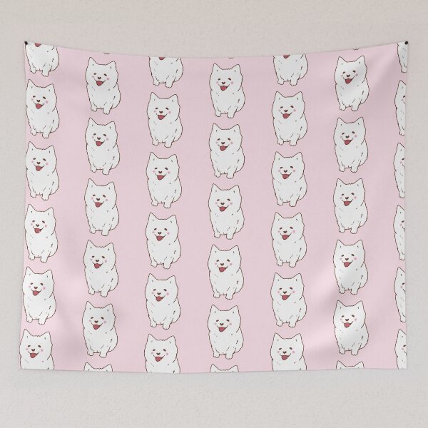 Item preview, Cute samoyed dog smiling  designed and sold by Mayarart.