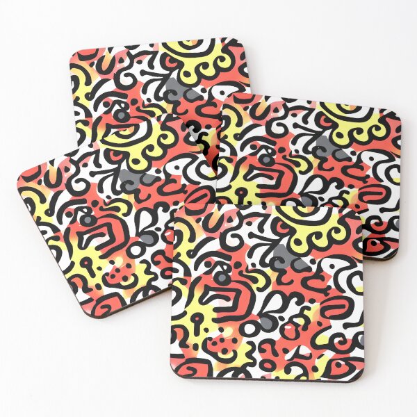 Item preview, Blob pattern retro shapes #9 designed and sold by supeart.