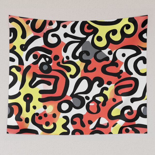 Item preview, Blob pattern retro shapes #9 designed and sold by supeart.
