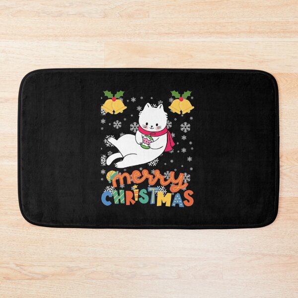 Item preview, Black santa cat tangled up in lights christmas santa | Merry Christmas funny cats sayings and quotes | gifts for Christmas designed and sold by ThanksVibe.