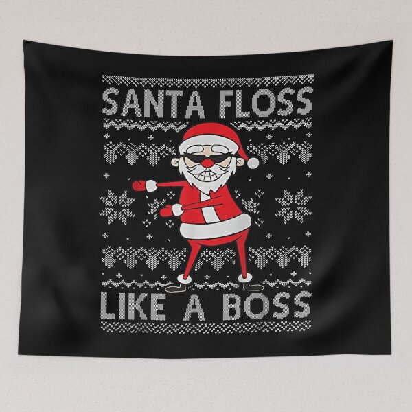 Item preview, Santa floss like a boss ugly christmas outfits xmas gifts designed and sold by GomeThomas.