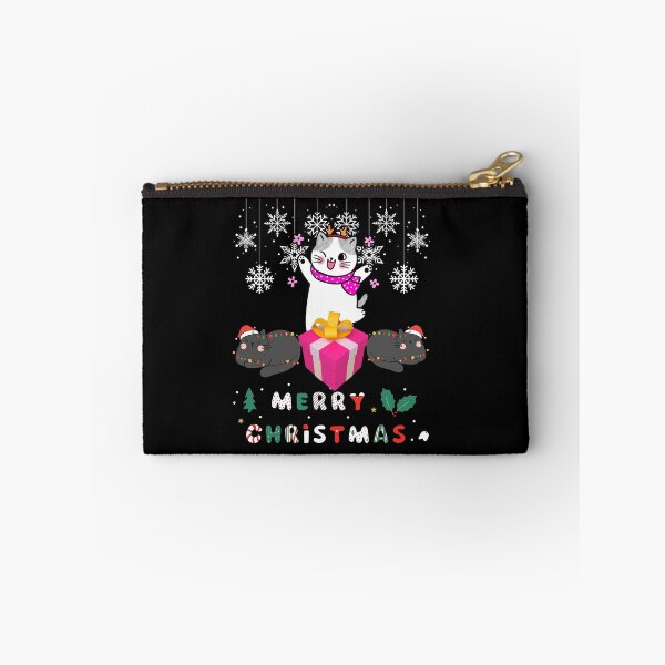 Item preview, Black santa cat tangled up in lights christmas santa | Merry Christmas funny cats sayings and quotes | gifts for Christmas designed and sold by ThanksVibe.