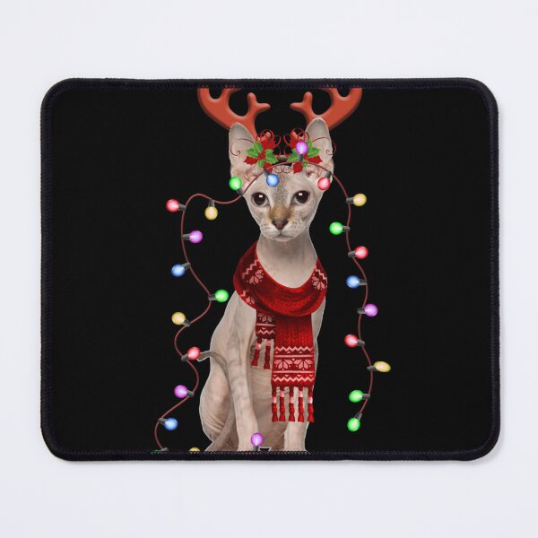 Item preview, Santa sphynx cat gorgeous reindeer light christmas lover designed and sold by GomeThomas.