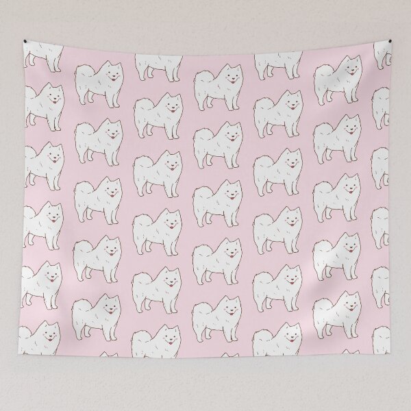 Item preview, Cute cartoon samoyed dog  designed and sold by Mayarart.