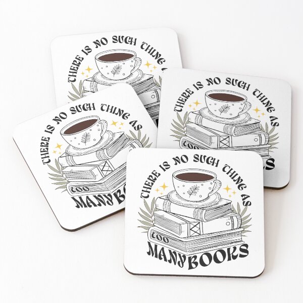 Item preview,  There Is No Such Thing as Too Many Books designed and sold by Snuggle Paws⭐⭐⭐⭐⭐.