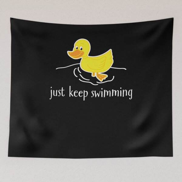 Item preview, Just Keep Swimming designed and sold by silviavarelaa.