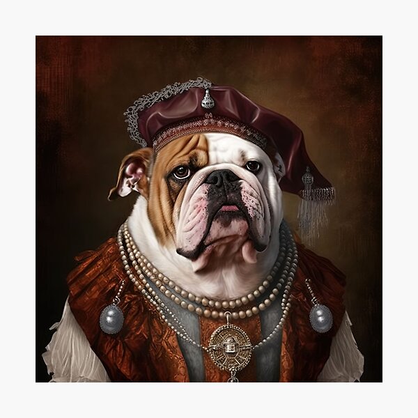 Artikel-Vorschau von Englische Bulldogge, die ausgefallene Kleidung trägt, designt und verkauft von Vincent-68.