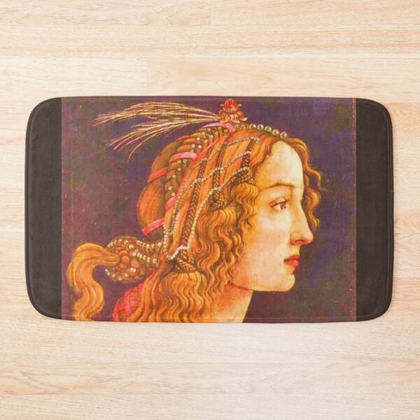 Item preview, Portrait of a Young Woman of Frankfurt  Painting by Sandro Botticelli (digitally enhanced by WatermarkNZ Press.) designed and sold by CristalleLisa.