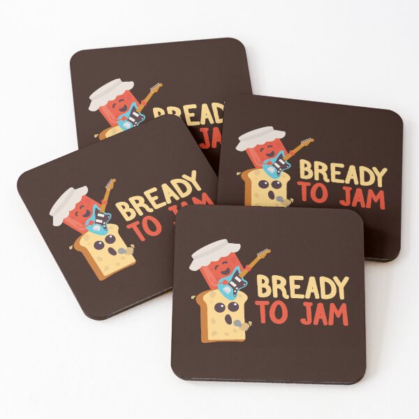 Item preview, Ready to Jam Music | Bread Jam Puns Jokes designed and sold by Fluffy-Vectors.