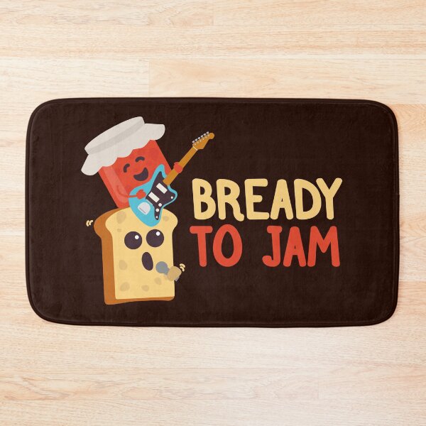 Item preview, Ready to Jam Music | Bread Jam Puns Jokes designed and sold by Fluffy-Vectors.
