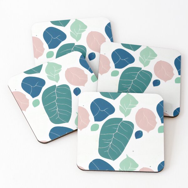 Item preview, seamless leaf blob pattern #4 designed and sold by supeart.