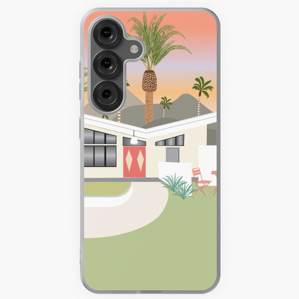 Item preview, Mid century modern Palm Springs house and sunset designed and sold by SweetCoolVibes.