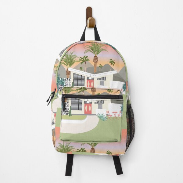 Item preview, Mid century modern Palm Springs house and sunset designed and sold by SweetCoolVibes.