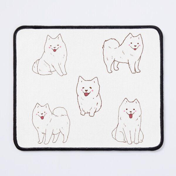 Item preview, Cute cartoon samoyed dog sticker pack  designed and sold by Mayarart.