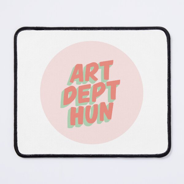 Item preview, Art Dept Hun Pink Background Circle Logo designed and sold by ArtDeptHun.