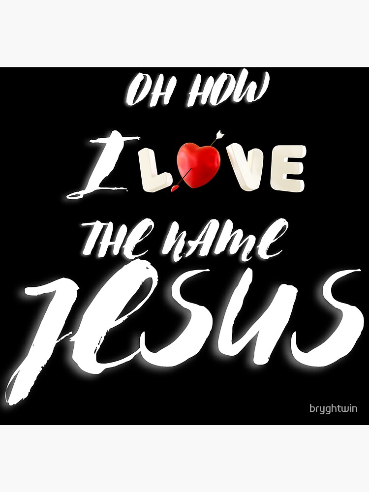 "Jesus, Jesus name, love, arrow, heart, " Sticker for Sale by bryghtwin