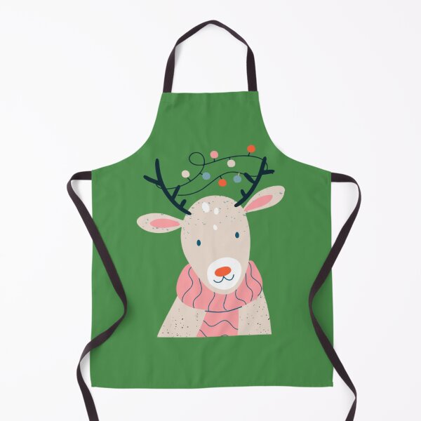 Item preview, Christmas Pink Retro Reindeer designed and sold by Crafty-Deeja.