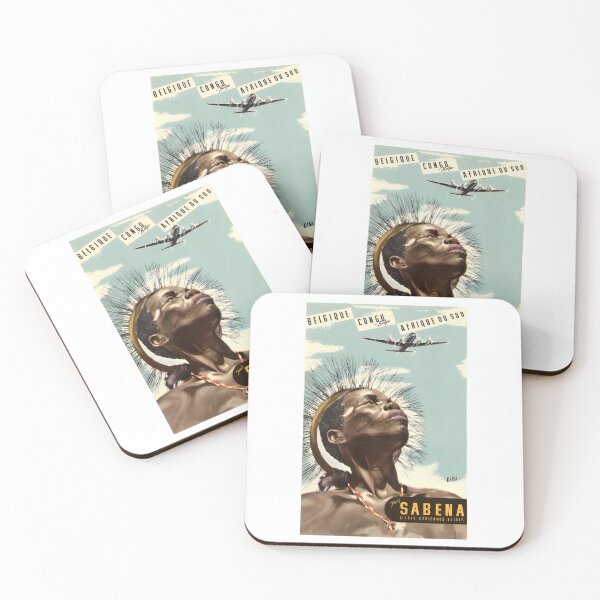 Item preview, SABENA Africa Vintage Travel Print 50's designed and sold by Mitch-Angelo.