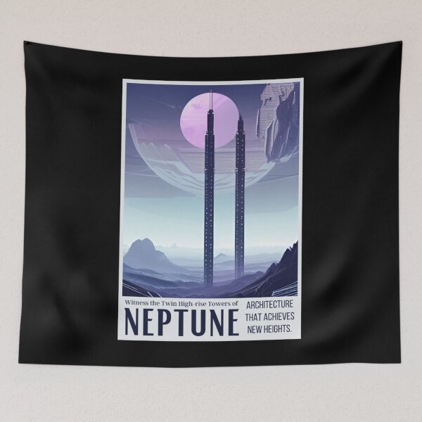 Item preview, Witness the Twin High-rise Towers of Neptune designed and sold by silviavarelaa.