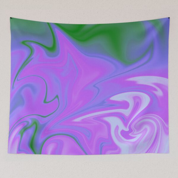 Item preview, Green Turquoise Purple Blue White Liquid Art. Liquid Marble. Abstract Design. designed and sold by Jason123za.