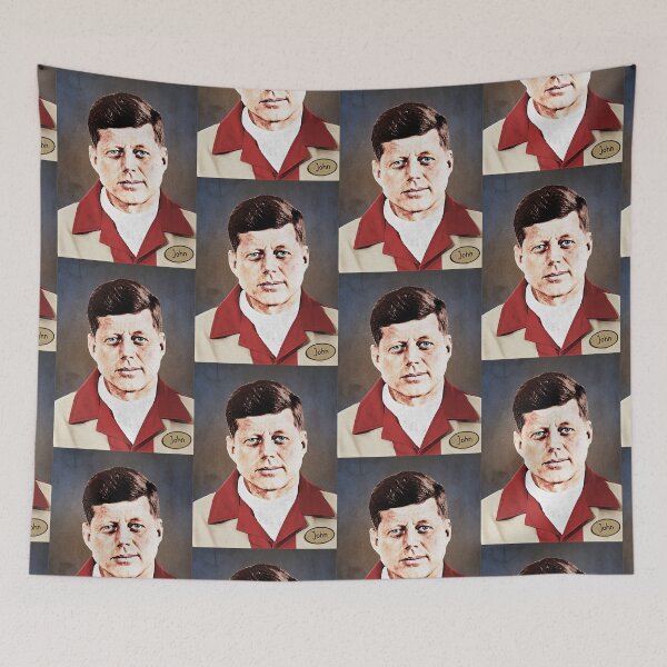 Item preview, JFK 35th US president John bowling shirt designed and sold by Captain-Jackson.