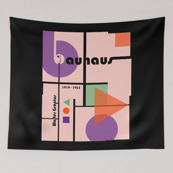 Item preview, Bauhaus Minimalist Artwork Geometric Composition var 2 D original design designed and sold by paragonDesign28.