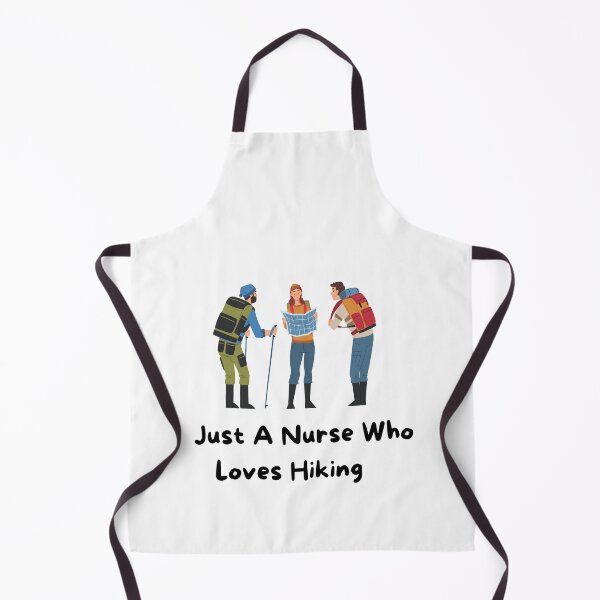 Item preview, Just a nurse who loves hiking sticker designed and sold by imad-bentahar.