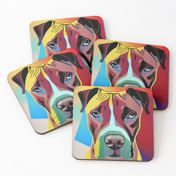 Item preview, Boxer Staffordshire designed and sold by FamiliarPufferfish.