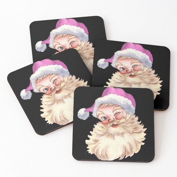Item preview, Retro Vintage Pink Santa Claus designed and sold by inurey.