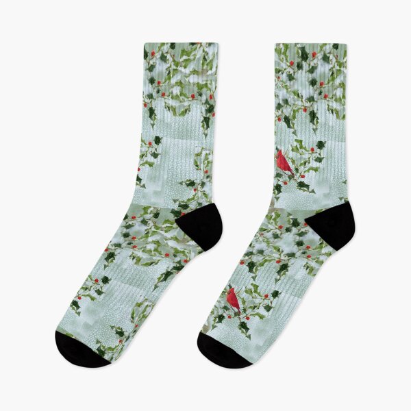Item preview, Hollies On Ice - by TSteele.Art - Winter Holiday Collection designed and sold by TSteeleArt.