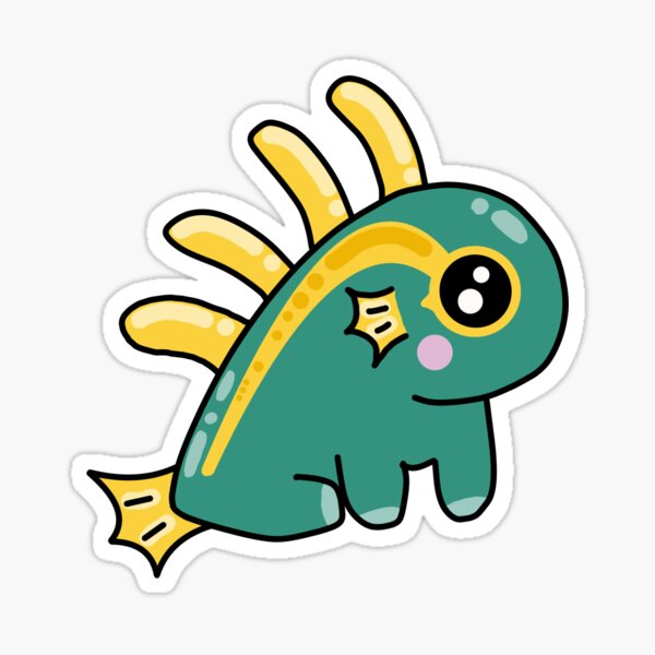 Vista previa del artículo con la obra «Bebé Murloc Evocador Murloc», diseñado y vendido por Susan Turpin.
