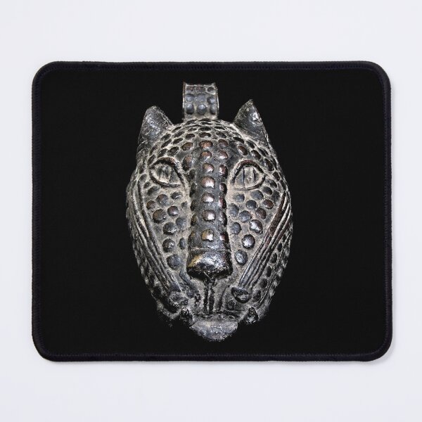 Item preview, Benin Bronze Leopard Head Mask designed and sold by photoclique.