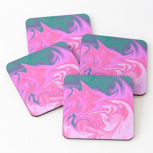 Item preview, Green Turquoise Purple Violet Pink White Liquid Art. Liquid Marble. Abstract Design. designed and sold by Jason123za.