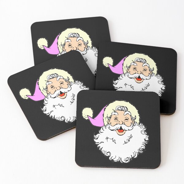 Item preview, Retro Vintage Pink Santa Claus designed and sold by inurey.