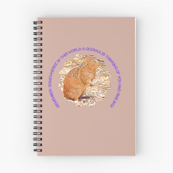 Item preview, A quokka is thinking of you and smiling designed and sold by ZoologistGal.