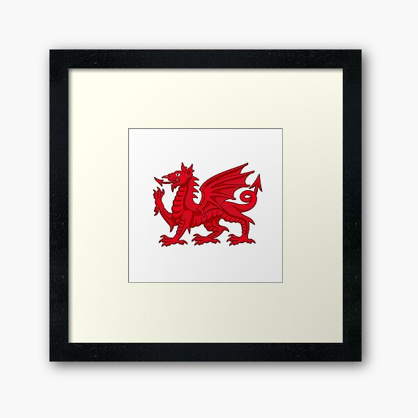 Item preview, Welsh Dragon designed and sold by ValentinaHramov.