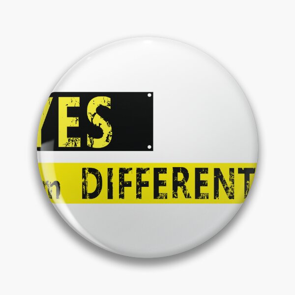 Item preview, 'Yes Im Different' Black Design designed and sold by TimTim-Design.