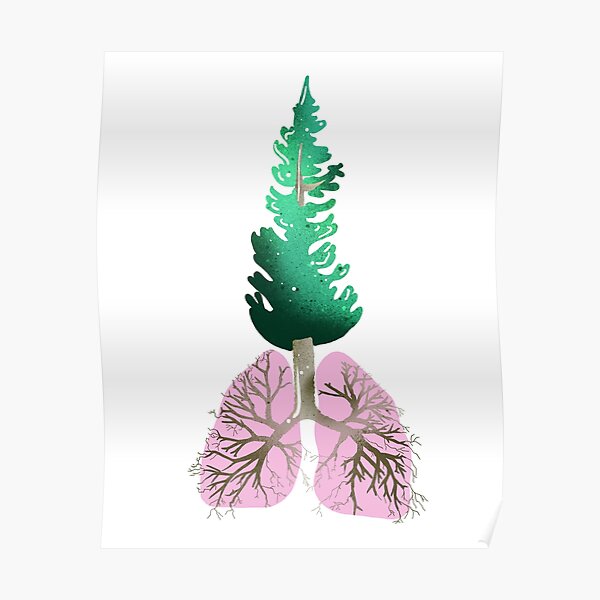 Organic lungs Poster