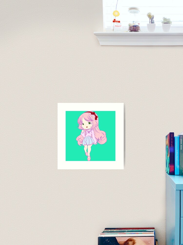 Thumbnail 1 of 3, Art Print, Chibi Stylish Girl designed and sold by Hawa777ARTS.