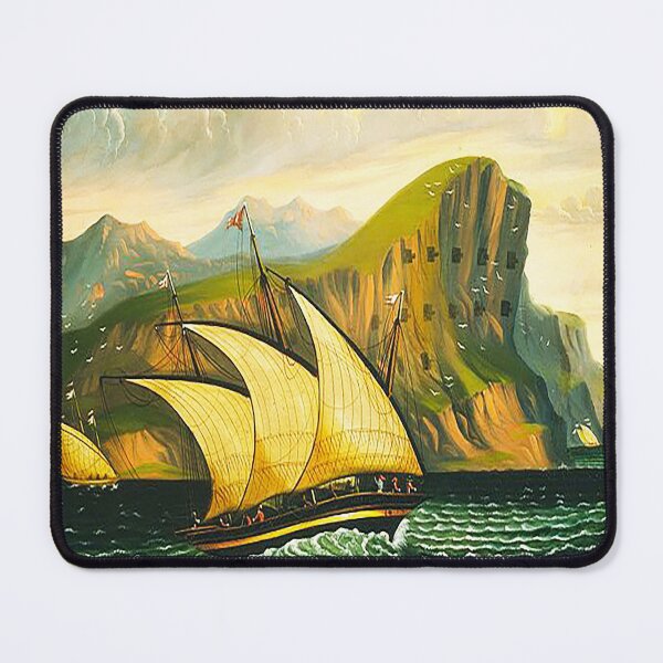 Item preview, Thomas Chambers Felucca off Gibraltar designed and sold by MARWA-STORE.