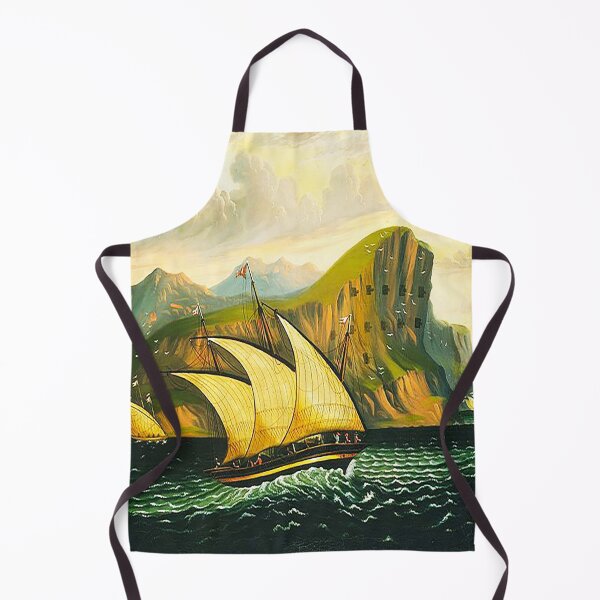 Item preview, Thomas Chambers Felucca off Gibraltar designed and sold by MARWA-STORE.
