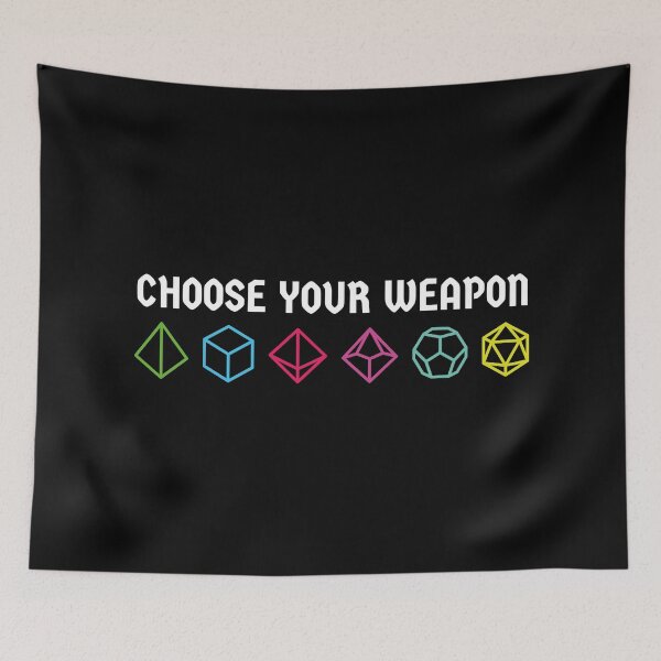 Item preview, Choose your weapon designed and sold by ShirtBricks.