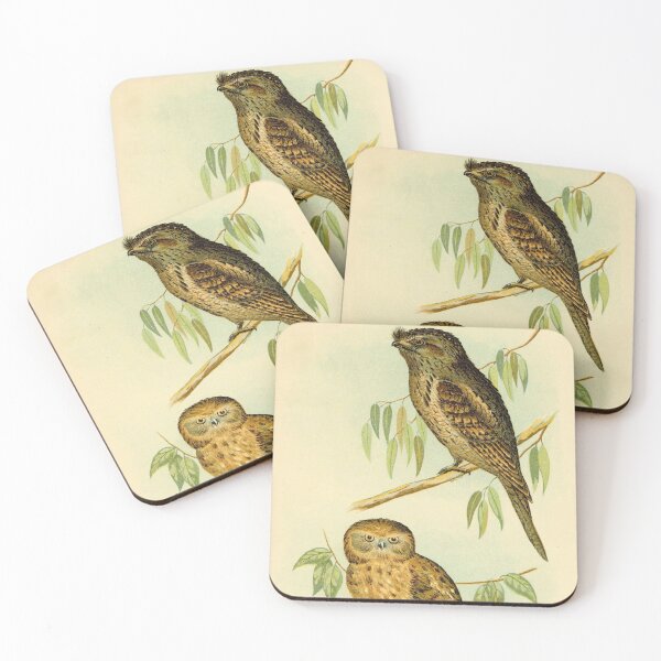 Item preview, TawnyShouldered Podargus and Boobook Owl designed and sold by laguitan10.