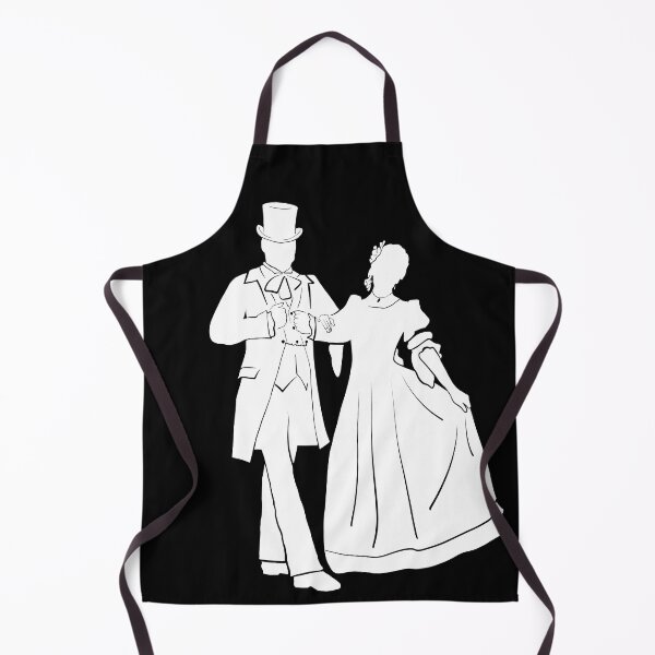 Item preview, The Nutcracker Party Parents Silhouette White designed and sold by Claudia McBain.