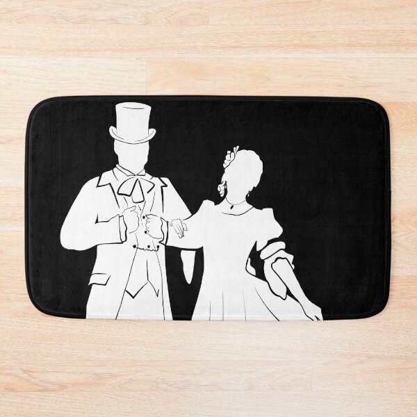 Item preview, The Nutcracker Party Parents Silhouette White designed and sold by Claudia McBain.