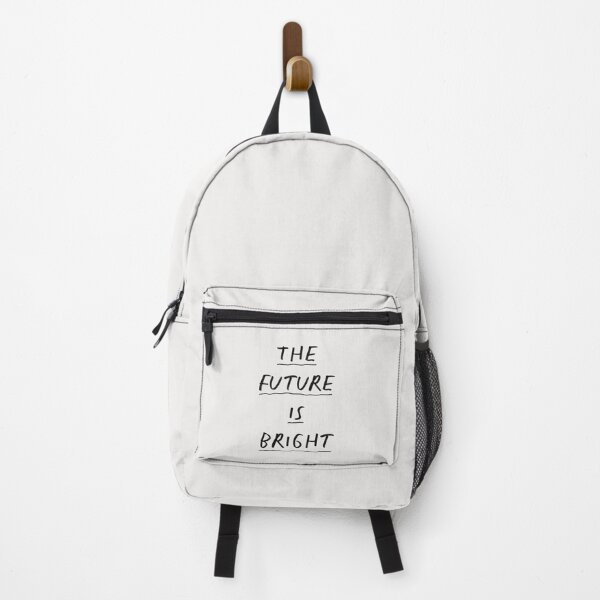 Item preview, The Future is Bright inspirational typography design by The Motivated Type in black and white designed and sold by MotivatedType.
