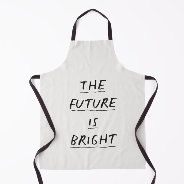 Item preview, The Future is Bright inspirational typography design by The Motivated Type in black and white designed and sold by MotivatedType.